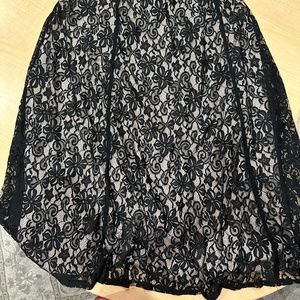 Floral style mash skirt